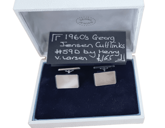 Georg jensen cufflinks on sale vintage