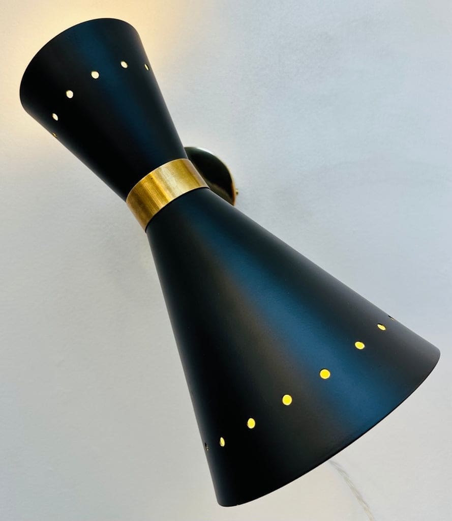 Contemporary Directional Wall Light In the style of a 1950s Italian ...