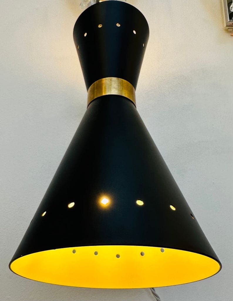 Contemporary Directional Wall Light In the style of a 1950s Italian ...